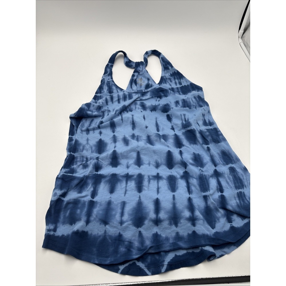 Balance Collection‎ Racer Back Tank Top Women's Size Extra Large Blue Tie Dye